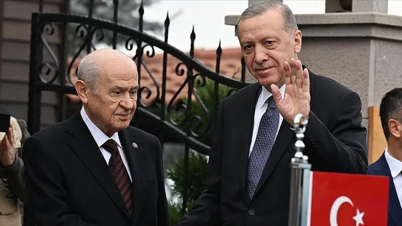 Cumhurbaşkanı Erdoğan, MHP Lideri Bahçeli ile bir araya geldi