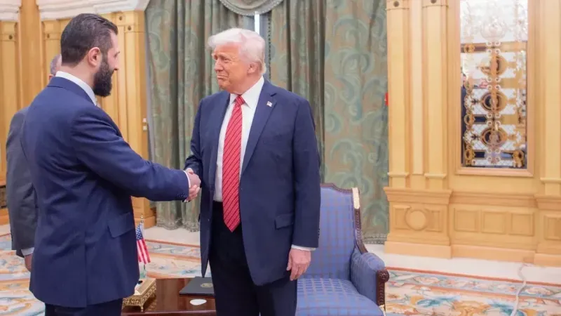 Trump, Riyad'da eş-Şara ile görüştü