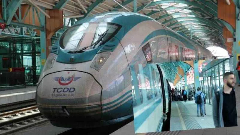 Sivas-Ankara Yüksek Hızlı Tren hattında bayram yoğunluğu