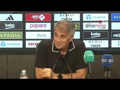 Şenol Güneş: “Bizim için iyi bir akşam oldu”