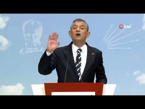 CHP Genel Başkanı Özel: "Bana bu milleti sokağa davet ettirme"
