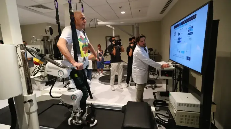 Türkiye’de ilk olan yürüme robotu ile rehabilitasyon devrimi