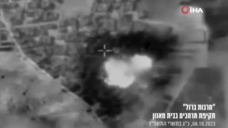 İsrail, Gazze Şeridi’nde 800 noktayı vurdu