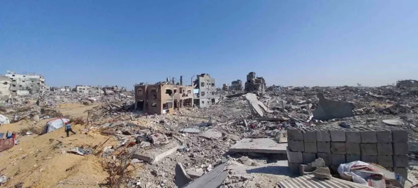 İsrail ordusunun çekildiği Cibaliye’de yıkım gözler önüne serildi