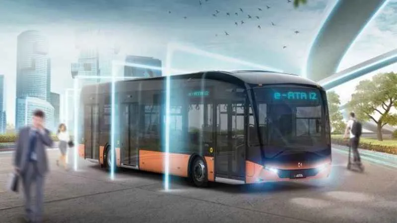 Karsan’ın 12 metrelik elektrikli otobüsü e-ATA Romanya yolcusu