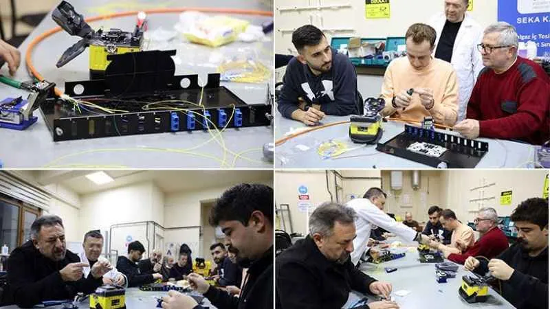 Fiberoptik kursu için kilometrelerce yol kat ediyorlar