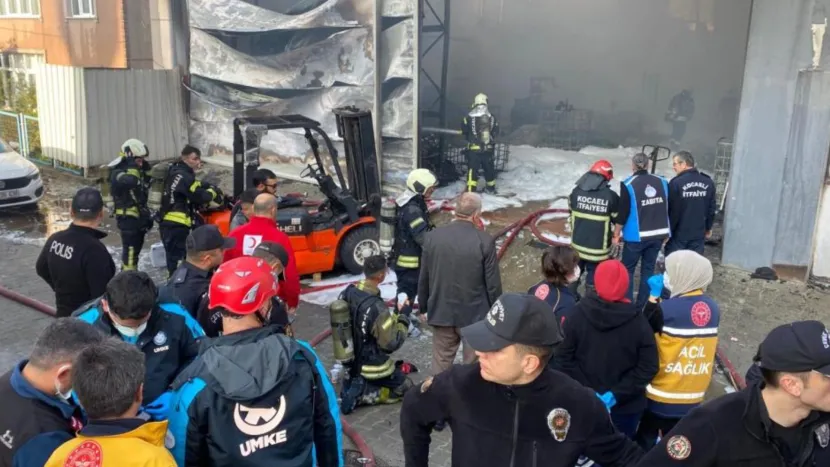 Kocaeli'de kozmetik fabrikasında yangın faciası: 6 ölü, 5 yaralı