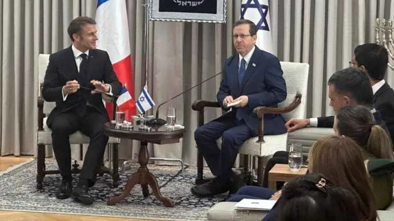 Fransa Cumhurbaşkanı Macron'dan İsrail’e destek ziyareti