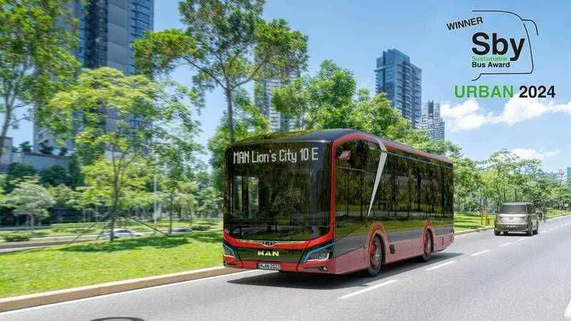 Ödüllü Sürdürülebilirlik: MAN Lion's City 10 E "2024 Yılının Sürdürülebilir Otobüsü" oldu