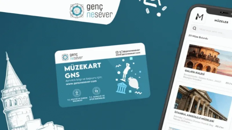 18-25 yaş arası gençlere ücretsiz müzekart