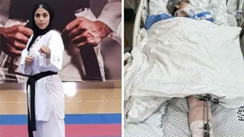 Filistinli karate şampiyonu İsrail saldırısında bacağını kaybetti
