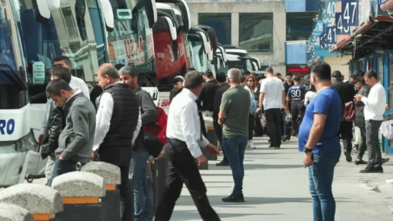 Otogarda ikinci tur seçim yoğunluğu