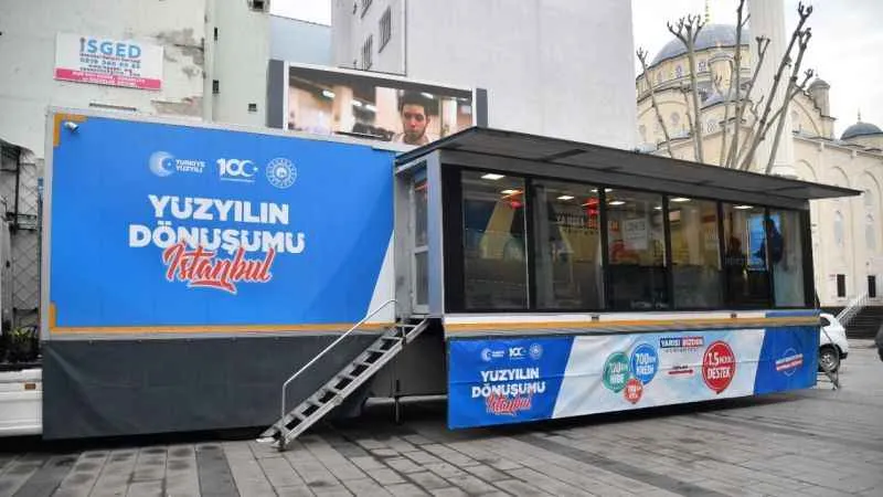 Yarısı Bizden Kampanyası Bilgilendirme Tırı Pendik'te