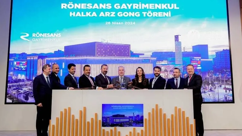 Borsa İstanbul’da gong Rönesans Gayrimenkul Yatırım için çaldı 