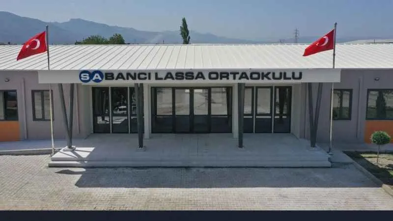 Sabancı Vakfı ikinci okulu 19 Mayıs’ta açtı