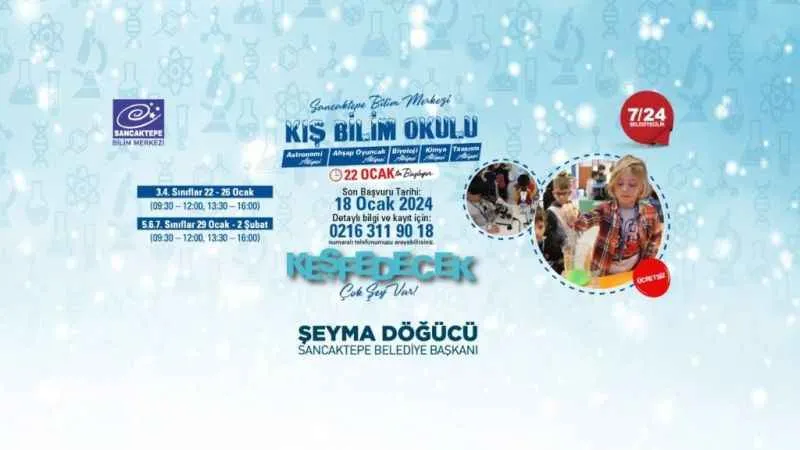 Sancaktepe Bilim Merkezi’nde 'Keşfedecek Çok Şey Var!'