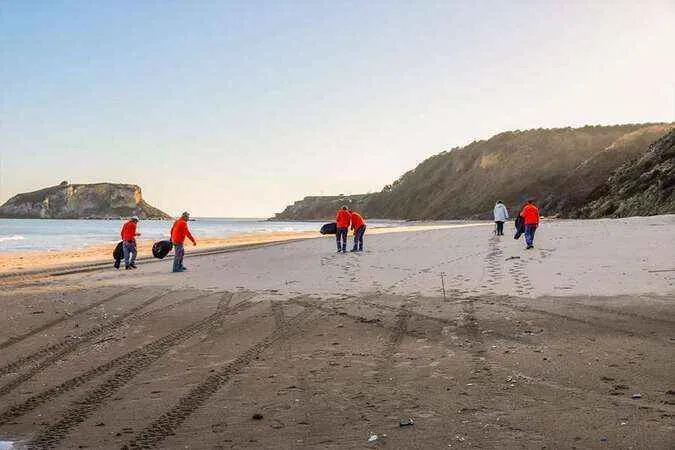 Şile'de Avrupa Çevre Ajansı ile el ele deniz temizliği