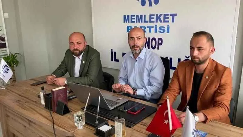 İlk istifa haberi Sinop'tan! Memleket Partisi Sinop İl Teşkilatı toplu istifa etti