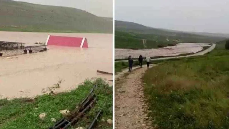 Sivas'ta sel, tarım arazilerine zarar verdi