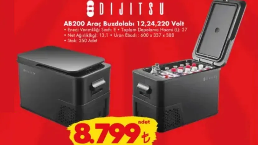 ŞOK'tan arabalar için mini buzdolabı, mini buzdolabı kaç TL ?