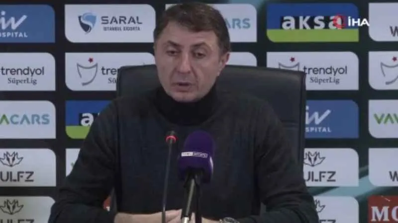 Şota Arveladze: "Maçın içinde kalamadık, enerjisiz ve yavaştık"