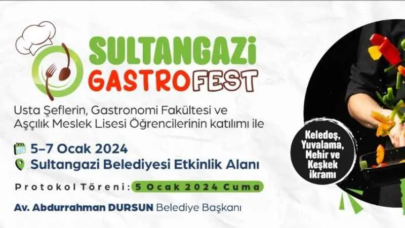 Sultangazi GastroFest'te ev hanımları hünerlerini gösterecek